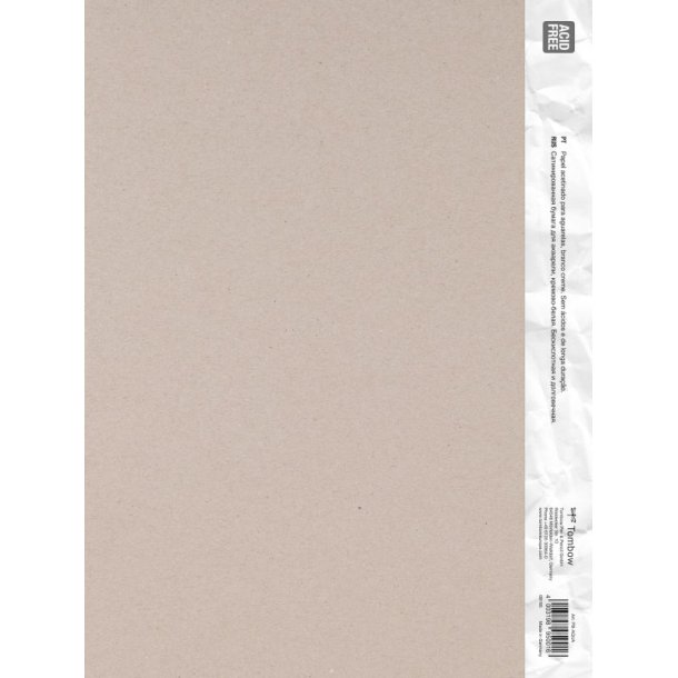 Tombow Akvarelblok - 24x32cm - 300g - syrefrit - Creme hvid - 15 ark