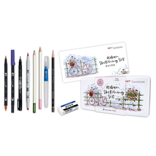 Tombow Urban Sketching s�t - 9 stk.
