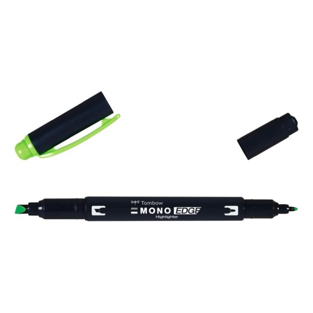 Tombow Overstregningspen - MONO Edge - rund + bred spids - 0,5 mm + 3,8 mm - grn