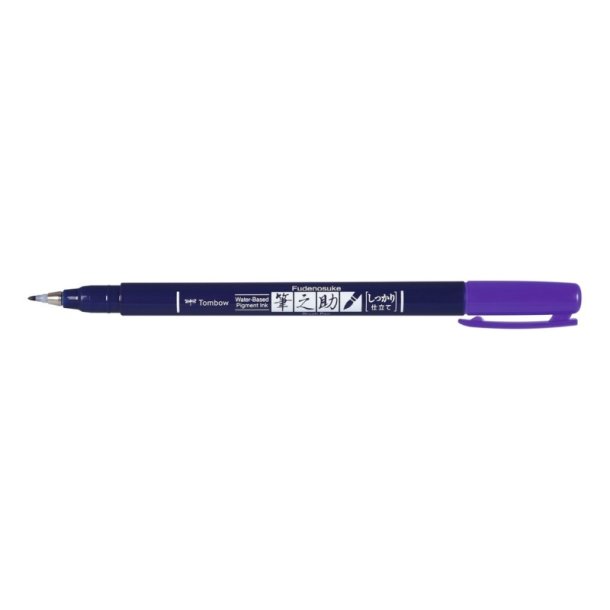 Tombow Marker - Fudenosuke - hrd lilla