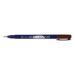 Tombow Marker - Fudenosuke - hrd brun