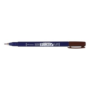Tombow Marker - Fudenosuke - hrd brun