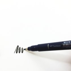 Tombow Marker - Fudenosuke - hrd sort