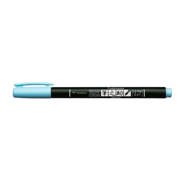 Tombow Marker - Fudenosuke - soft - pastel bl