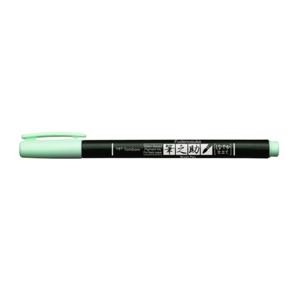 Tombow Marker - Fudenosuke - soft - pastel grn