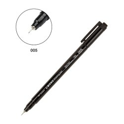 Tombow mono Fineliner pen - 0,2mm sort pen