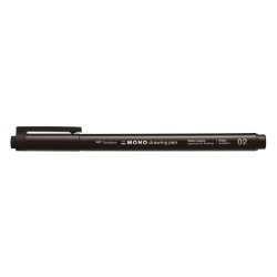 Tombow mono Fineliner pen - 0,3mm sort pen