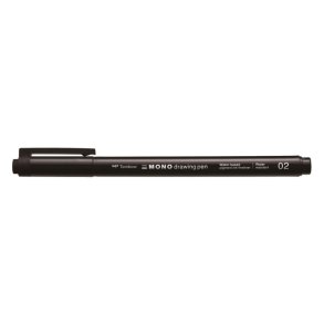 Tombow mono Fineliner pen - 0,3mm sort pen