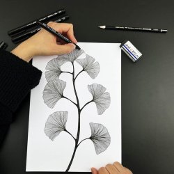 Tombow mono Fineliner pen - 0,35mm sort pen