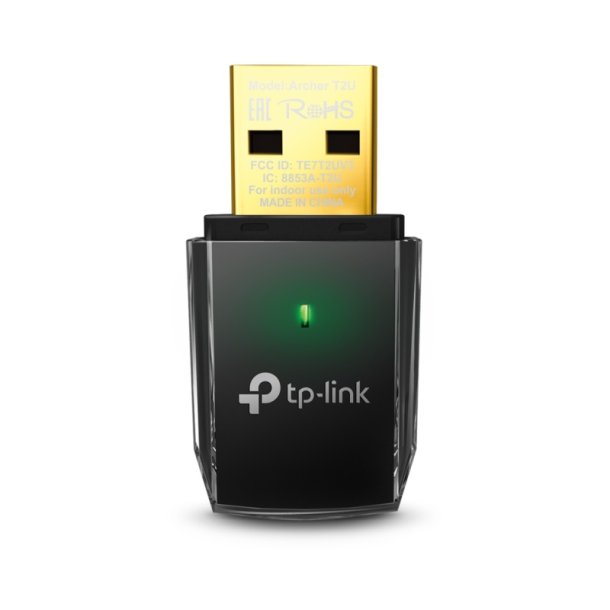 TP-Link Archer T2U Netvrkskort - USB - Trdls - WLAN