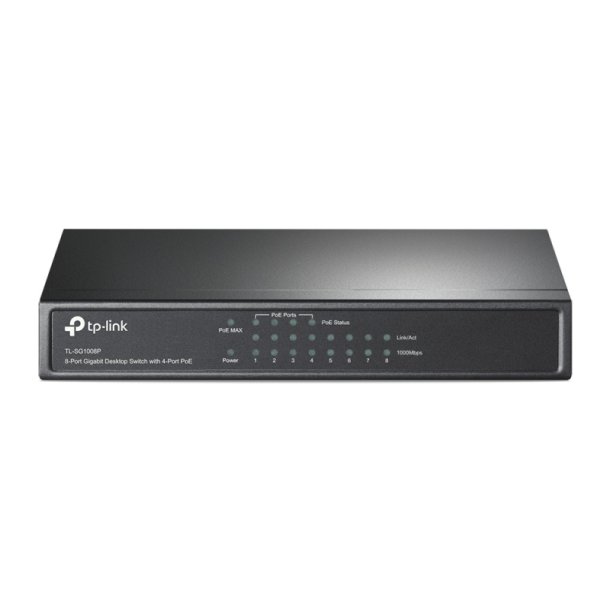 TP-Link TL-SG1008P Netvrksswitche