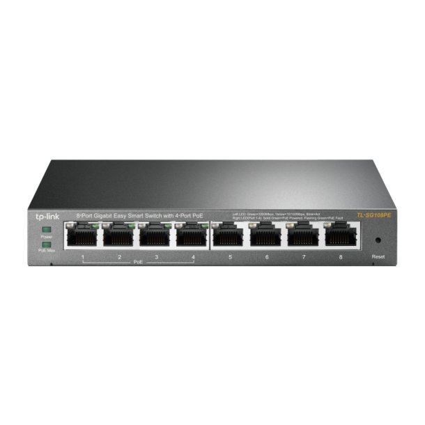 TP-Link TL-SG108PE Netvrksswitche