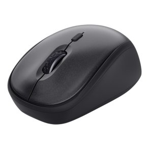 Trust TM-201 - Mus - stille - h�jreh�ndet - 4 knapper - tr�dl�s - sort