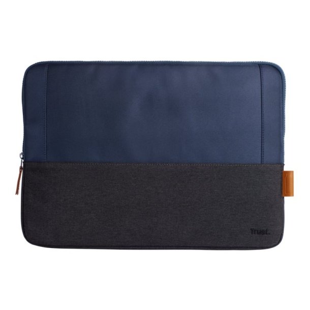Trust Lisboa Laptop Sleeve - topladet - 15.6" - Mrk Gr og Mrk Bl ECO