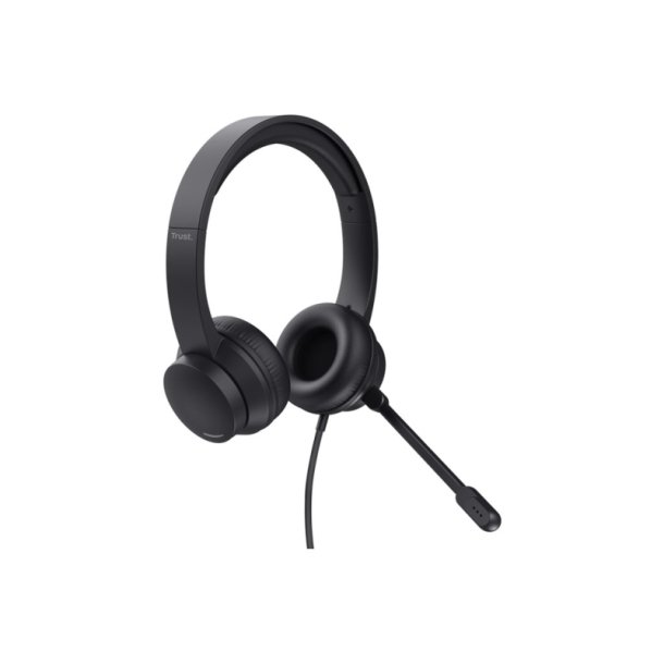 Trust HS-150 Headset - p ret - kablet - 3,5 mm jackstik - sort