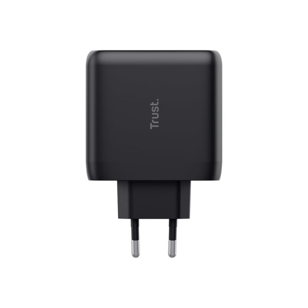 Trust Maxo - Strmforsyningsadapter - 65 Watt - 3 A - 2 output-stik