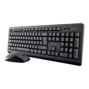 Trust Primo S�t med mus og tastatur - 100% - full size - tr�dl�s - Nordisk - sort