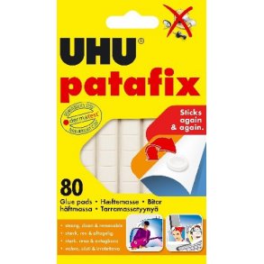 UHU Hftemasse - Patafix - hvid - 80 stk - 60 gram