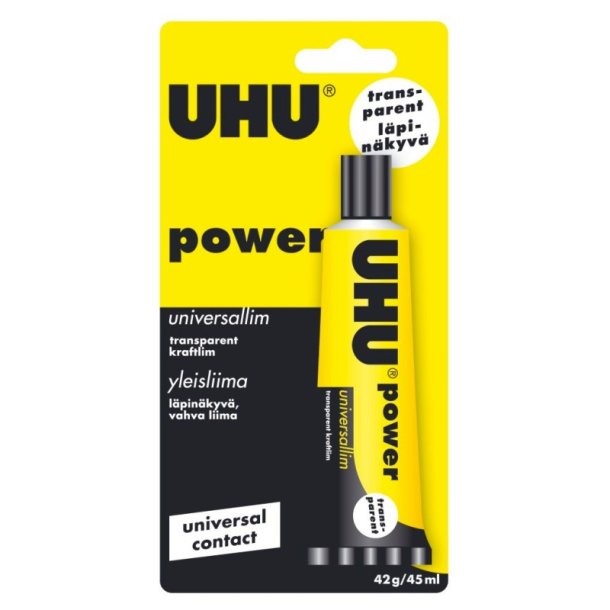 UHU Universallim - Power - transparent - 42 gram