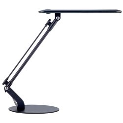 Unilux Skrivebordslampe Rumbaled - Sort kraftig LED kontorlampe