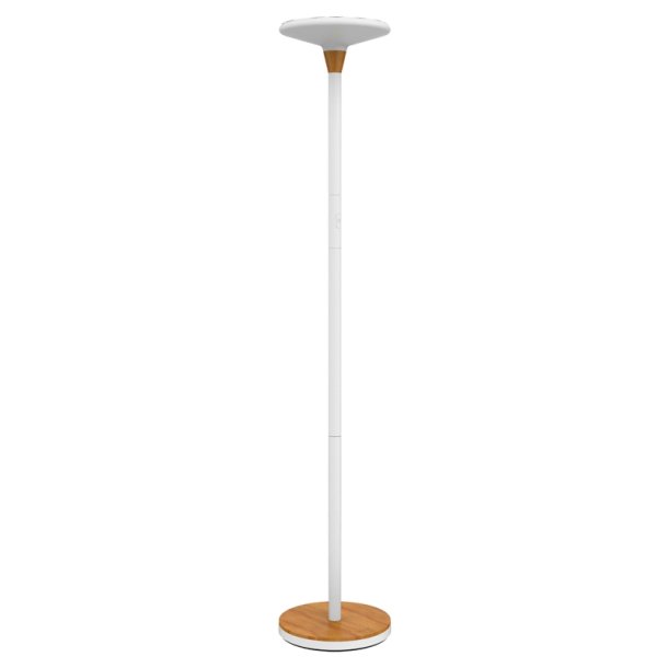 Unilux Baly Bamboo Led gulvlampe Uplight - Gulvlampe hvid