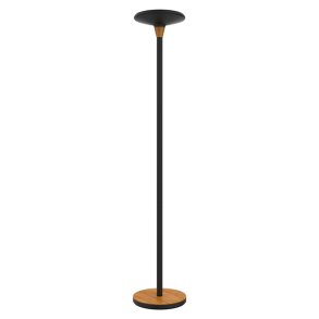 Unilux Baly Bamboo Led gulvlampe Uplight - Gulvlampe sort