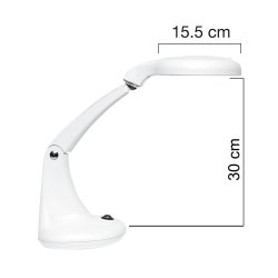 Unilux Luplampe Mini Zoom - Hvid letanvendelig LED luplampe