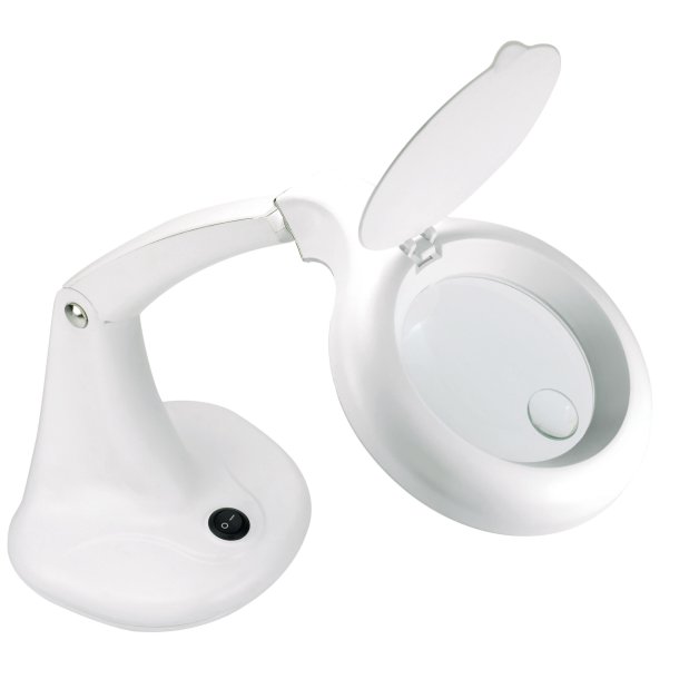 Unilux Luplampe Mini Zoom - Hvid letanvendelig LED luplampe