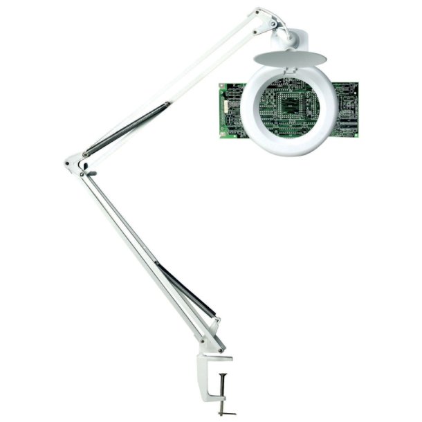 Unilux Luplampe Zoom - Hvid professionel LED luplampe