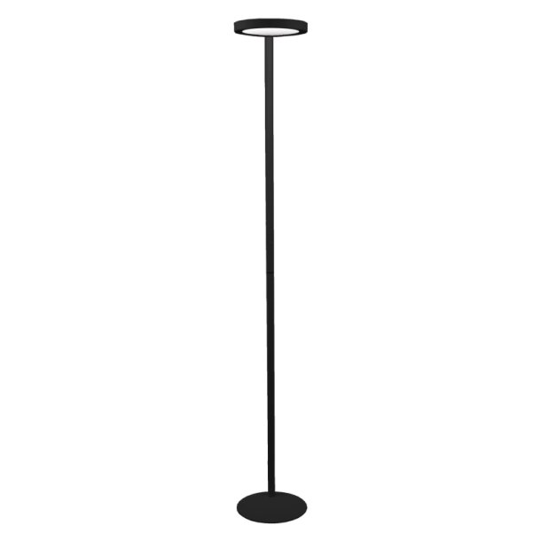 Unilux Opus Led gulvlampe Uplight - Stilren gulvlampe sort