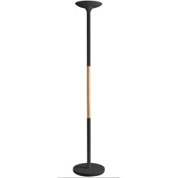Unilux Pryska Led gulvlampe Uplight - Kraftig gulvlampe sort