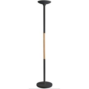 Unilux Pryska Led gulvlampe Uplight - Kraftig gulvlampe sort