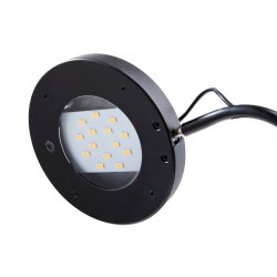 Unilux Skrivebordslampe Eyelight - sort LED kontorlampe med cirkadisk lysstyring