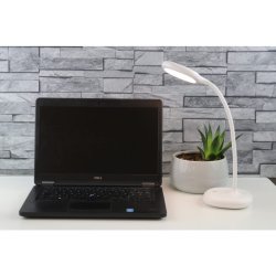 Unilux Skrivebordslampe Galy 1800 - Hvid, lille og fleksibel LED kontorlampe