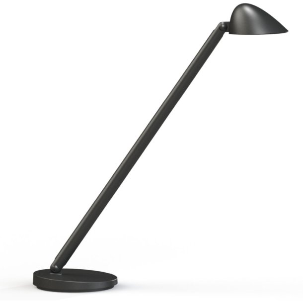 Unilux Skrivebordslampe Jack - Sort ergonomisk LED kontorlampe
