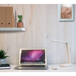 Unilux Skrivebordslampe KAPA - hvid foldbar kontorlampe