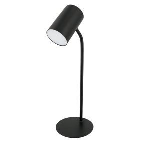 Unilux Skrivebordslampe Katz - Sort fleksibel LED kontorlampe