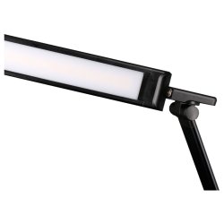 Unilux Skrivebordslampe Novy - Sort foldbar LED kontorlampe