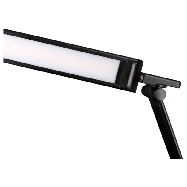 Unilux Skrivebordslampe Novy - Sort foldbar LED kontorlampe