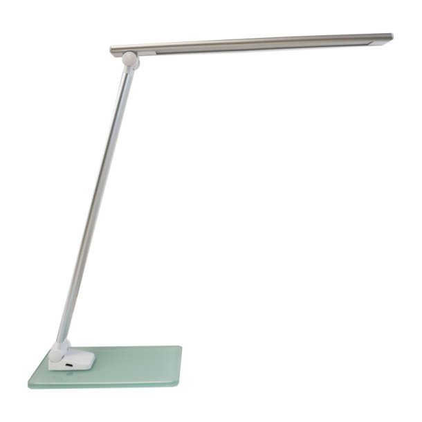 Unilux Skrivebordslampe Popy - Hvid stilren LED kontorlampe