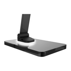 Unilux Skrivebordslampe Popy - Sort stilren LED kontorlampe