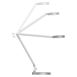 Unilux Skrivebordslampe Senza 2.0 - S�lv justerbar LED kontorlampe