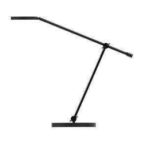 Unilux Skrivebordslampe Sunlight - Sort LED kontorlampe med cirkadisk lysstyring