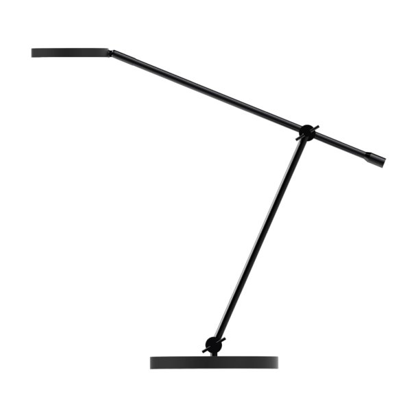Unilux Skrivebordslampe Sunlight - Sort LED kontorlampe med cirkadisk lysstyring