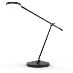 Unilux Skrivebordslampe Sunlight - Sort LED kontorlampe med cirkadisk lysstyring