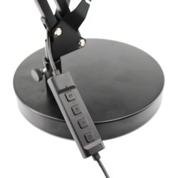 Unilux Skrivebordslampe Swingo - Sort ergonomisk LED kontorlampe