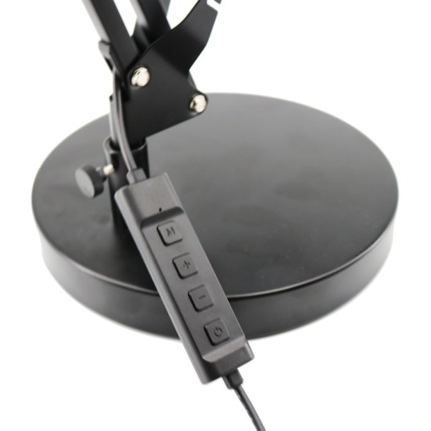 Unilux Skrivebordslampe Swingo - Sort ergonomisk LED kontorlampe