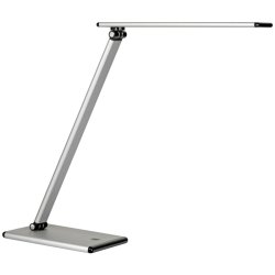 Unilux Skrivebordslampe Terra - Metalgr� elegant LED kontorlampe
