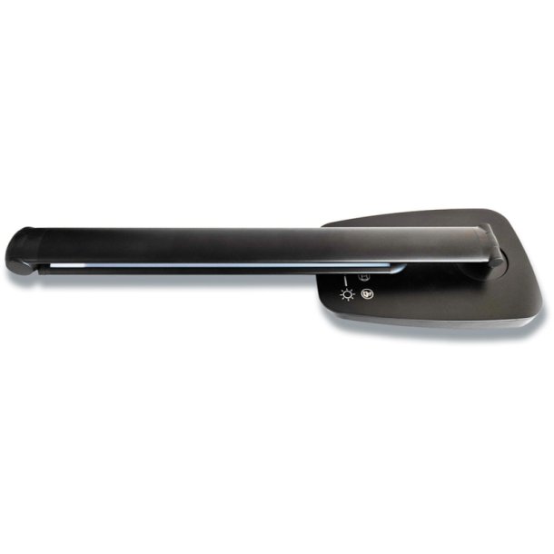 Unilux Skrivebordslampe Twistled - Sort d�mpbar LED kontorlampe