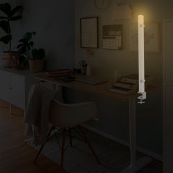 Unilux Skrivebordslampe VenusLight - Hvid kraftig LED kontorlampe
